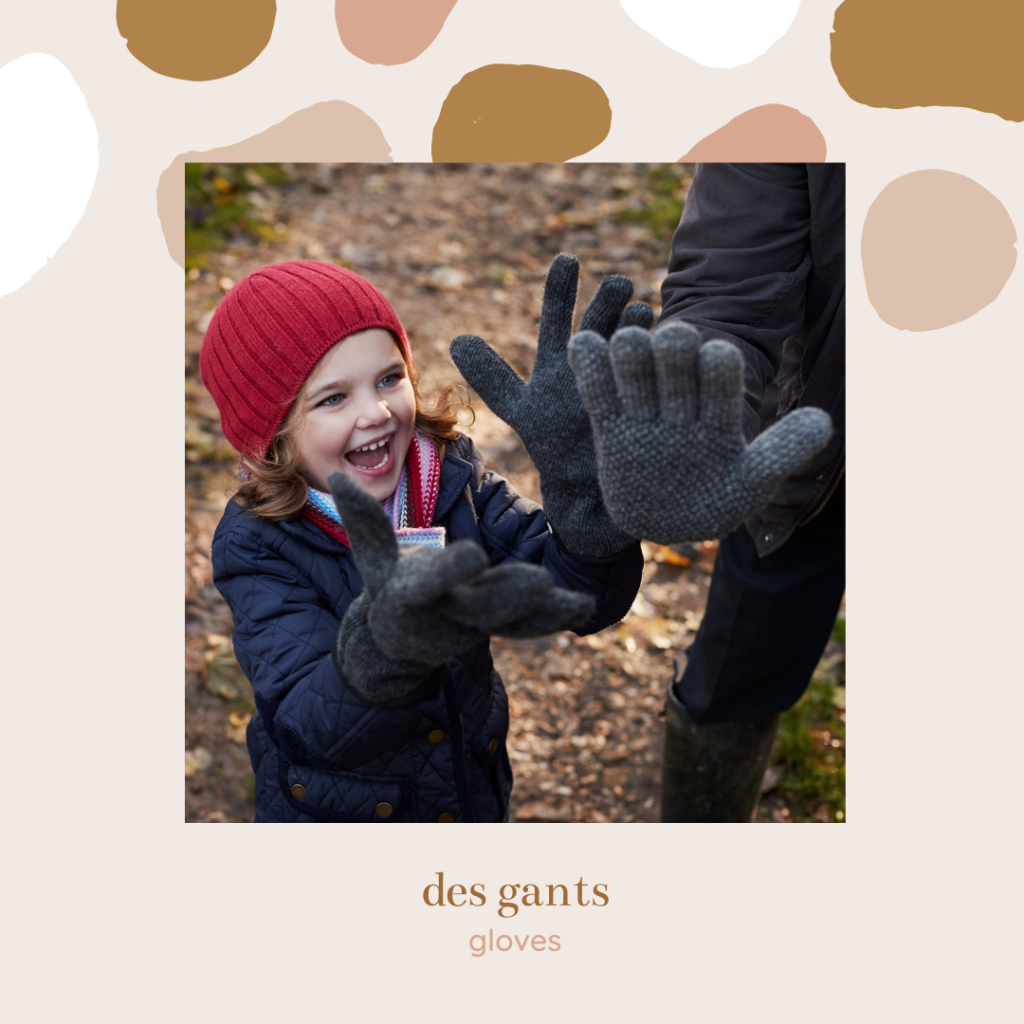 french clothing vocabulary - gloves
