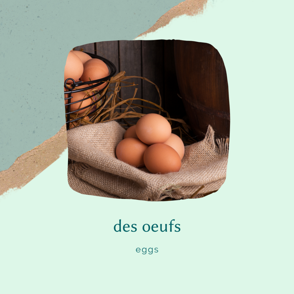 french food vocabulary - pureed eggs