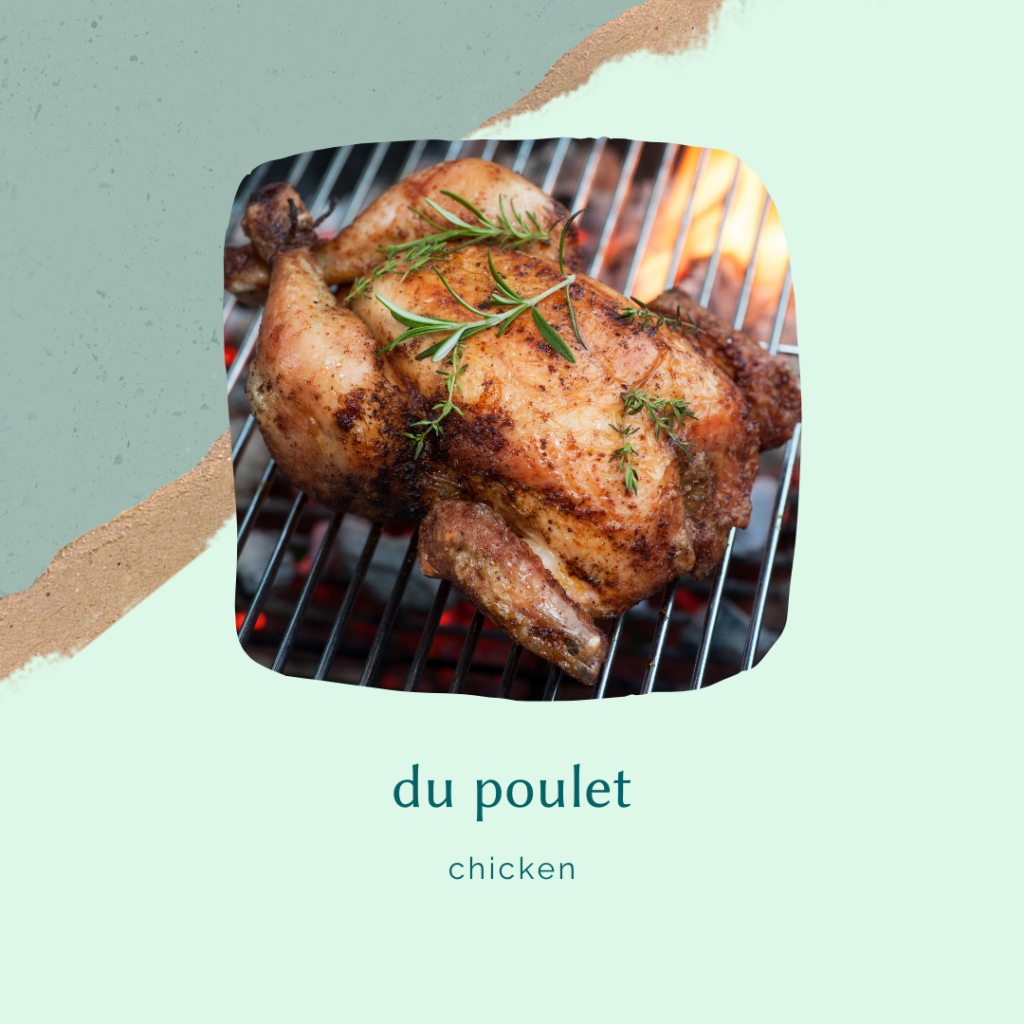 french food vocabulary - chicken