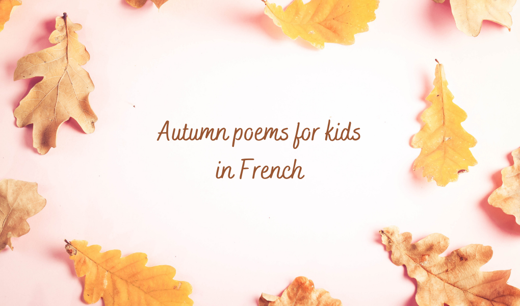 french poems for kids