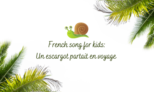 French instruments song - un escargot partait en voyage